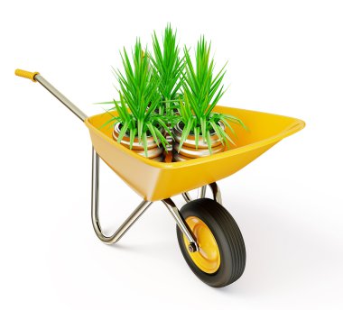 Wheelbarrow clipart