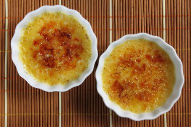 Creme brulee clipart