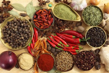 Spices and herbs clipart