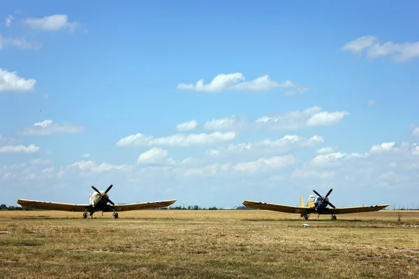 Two airplanes — Stock Photo, Image