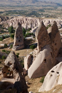 Cave city in Cappadocia, Turkey clipart