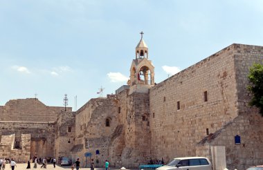 Palestin. The city of Bethlehem clipart
