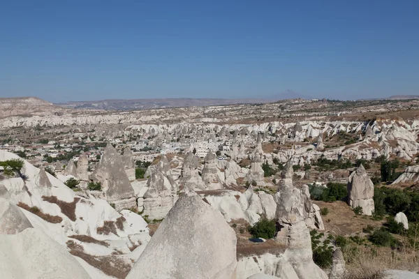 터키의 카파도키아에 있는 동굴 도시 — 스톡 사진