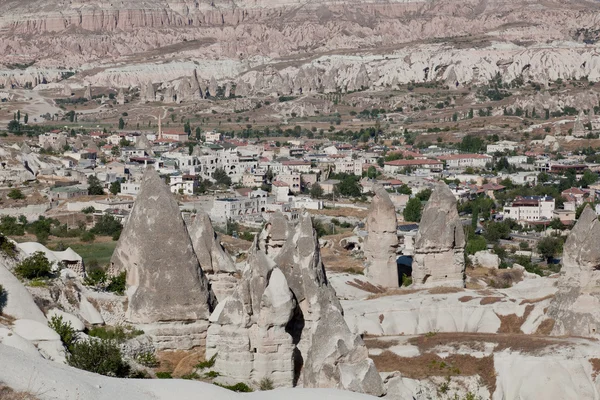 Höhlenstadt in Kappadokien, Türkei — Stockfoto