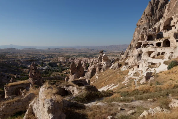 Печерне місто в Каппадокії (Туреччина). — стокове фото