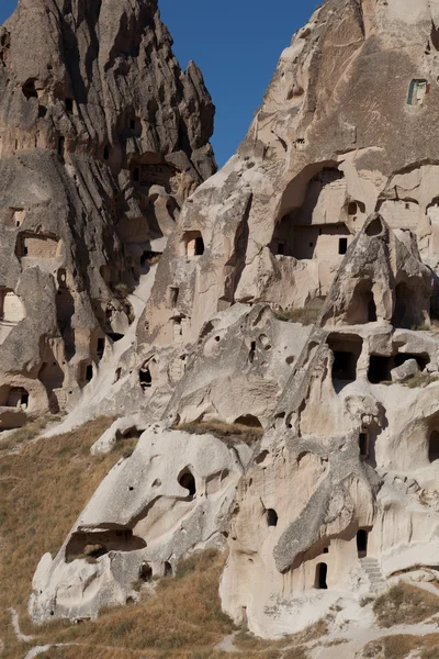 Cidade da caverna na Capadócia, Turquia — Fotografia de Stock