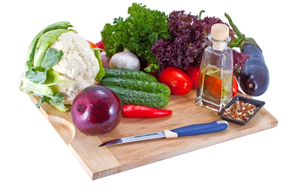Čerstvý salát zelenina — Stock fotografie