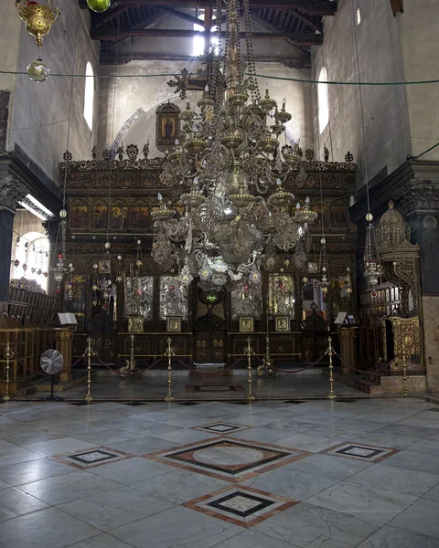 stock image Interior of church of the Nativity of Jesus Christ