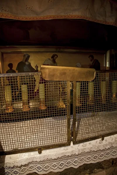 stock image Interior of church of the Nativity of Jesus Christ