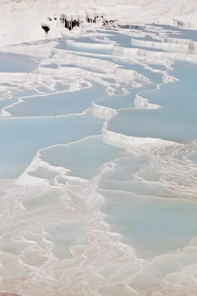 stock image Travertine pools and terraces at Pamukkale, Turkey