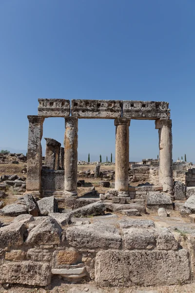 Ancient ruins Hierapolis. Turkey — Stock Photo, Image