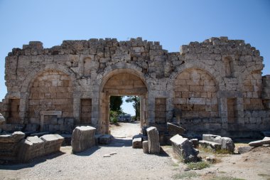 Ancient Ruins Perge Turkey clipart