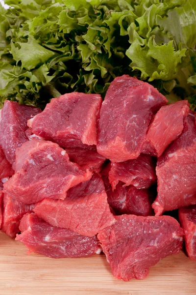 牛肉。新鲜原料肉 — 图库照片