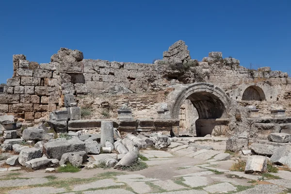 Ruínas antigas Perge Turquia — Fotografia de Stock