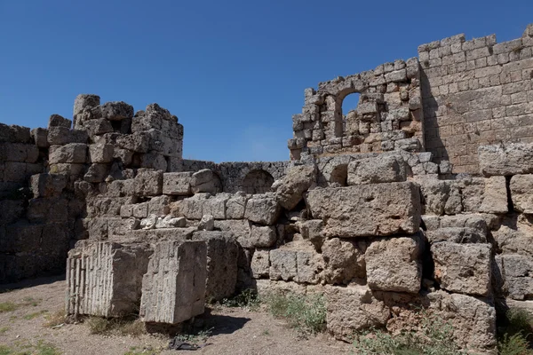 Ruines antiques Perge Turquie — Photo