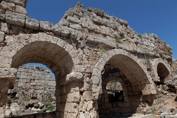 古代遺跡 perge トルコ — ストック写真