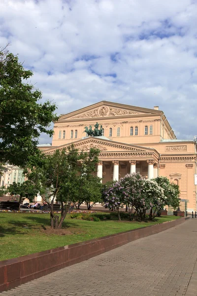 Teatrze Wielkim w Moskwie, Rosja — Zdjęcie stockowe