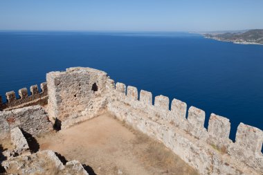 Alanya Castle. Turkey clipart