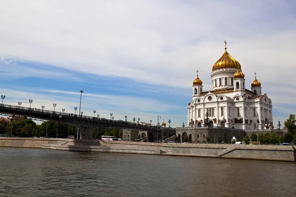 Moscú. Catedral de Cristo Salvador — Foto de Stock