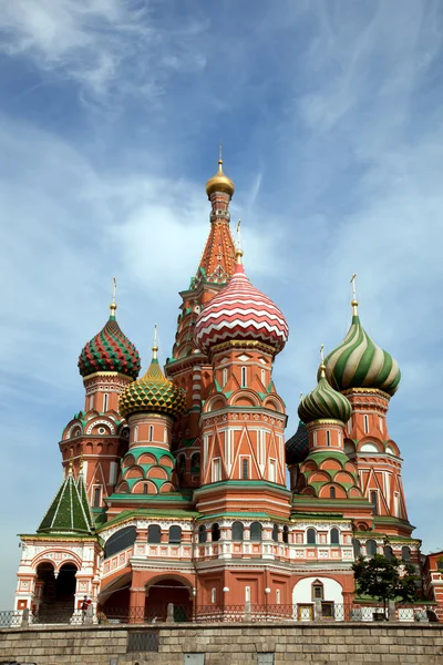 Kathedraal van St. basilicum. Moskou, Rusland, Rode plein — Stockfoto