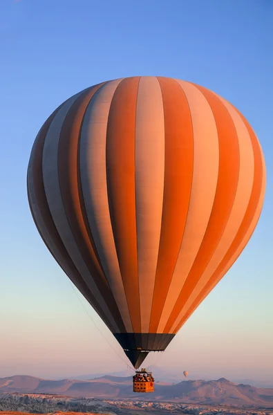 stock image Balloons in the sky over Cappadocia at sunrise