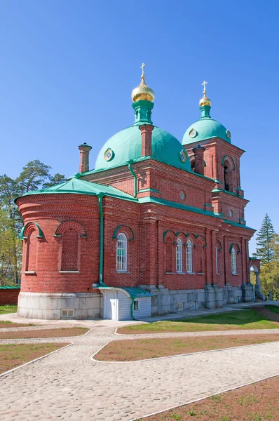 Rusya'nın büyük bir manastır. ada valaam. Diriliş skete — Stok fotoğraf