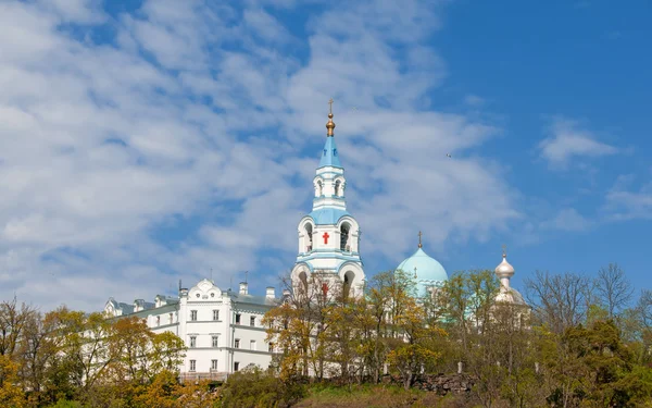 Store klostre i Rusland. Øen Valaam. Spaso-Preobrazhenskiy katedralen - Stock-foto