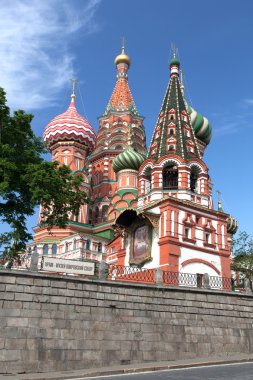 St. Basil Cathedral. Moscow, Russia, Red Square clipart