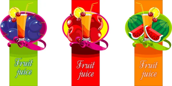 Fruchtsaft — Stockvektor