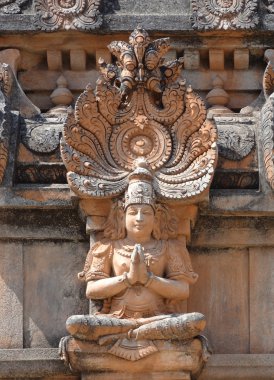 Krishna Temple at Hemakuta Hill clipart
