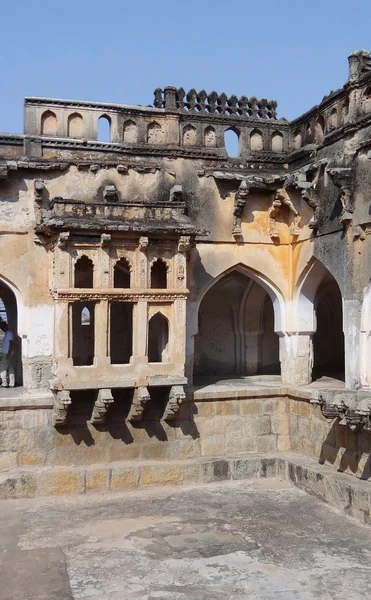 Детали храма в Виджаянагаре — стоковое фото