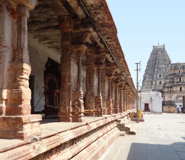 Virupaksha tempel in vijayanagara — Stockfoto