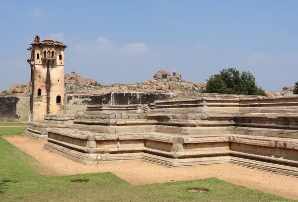 Torre di Guardia a Vijayanagara — Foto Stock