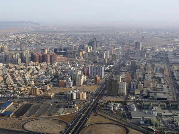 Dubai aerial view — Stock Photo, Image