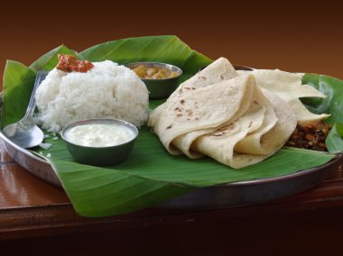 Meal named Thali clipart