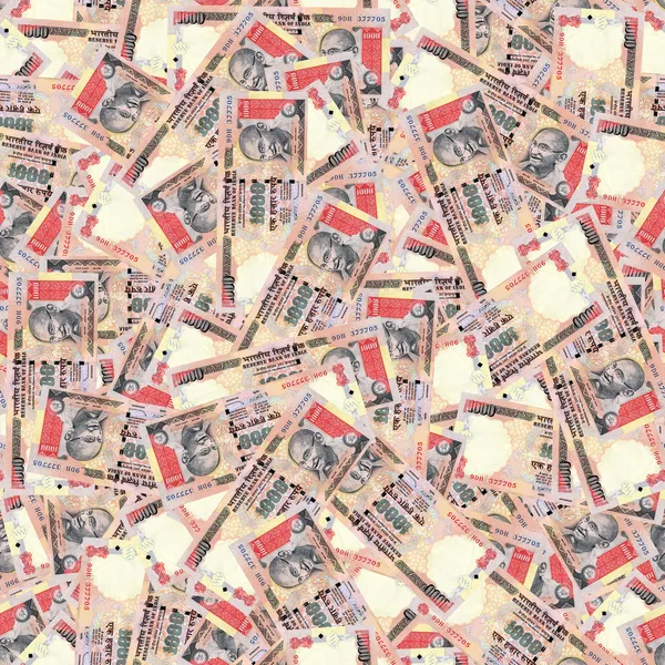 Indian rupees seamless texture — Stock Photo, Image