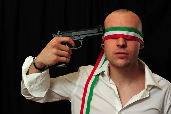 Självmordet av italienska ung — Stockfoto