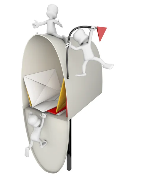 Posta kutusunda spam — Stok fotoğraf