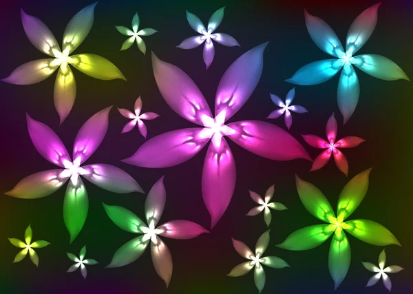 Abstract shone florets — Stock Photo, Image