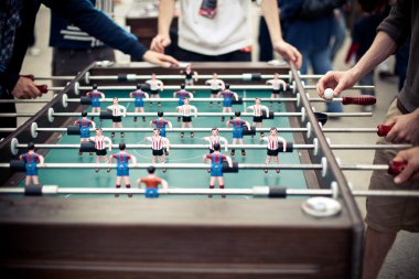 Table football players clipart