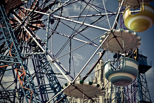 stock image Ferris wheels cabins