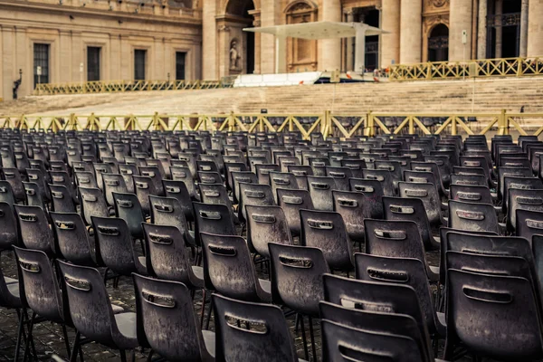 stock image Empty Chairs in St Peters Square