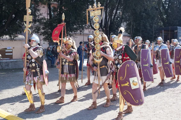 Romeinse legionairs — Stockfoto