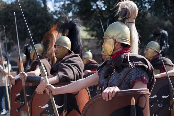 stock image Roman legionaries