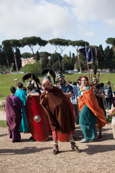 stock image Roman legionaries