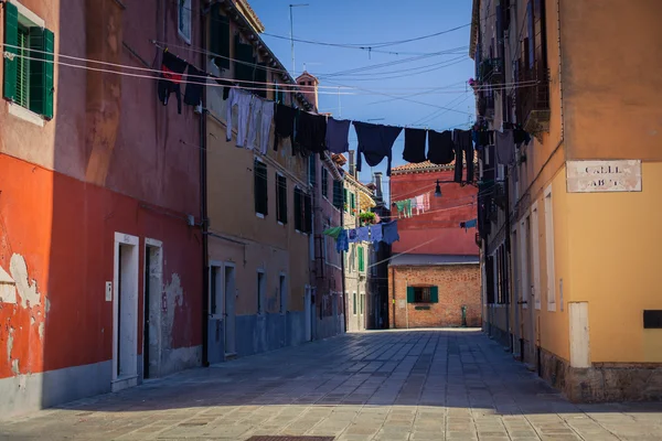 在威尼斯的街道麻布 — 图库照片