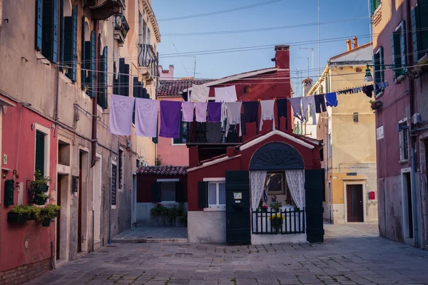 在威尼斯的街道麻布 — 图库照片