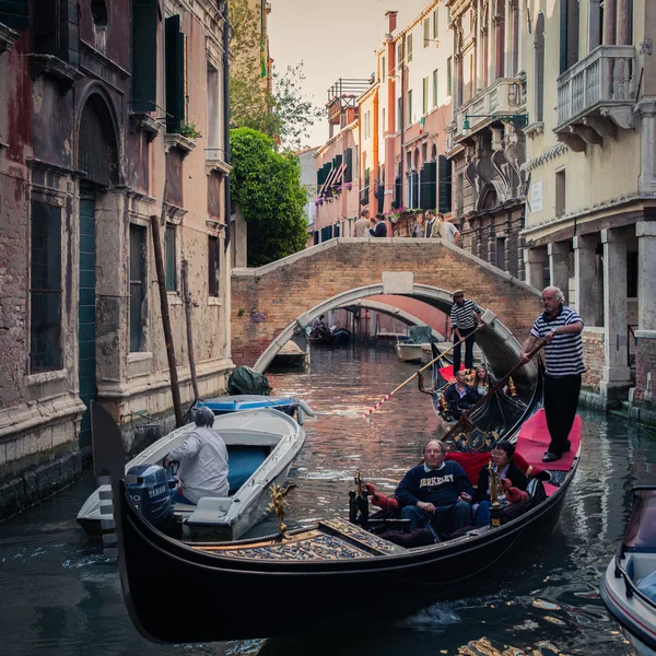 En góndolas de Venecia — Foto de Stock