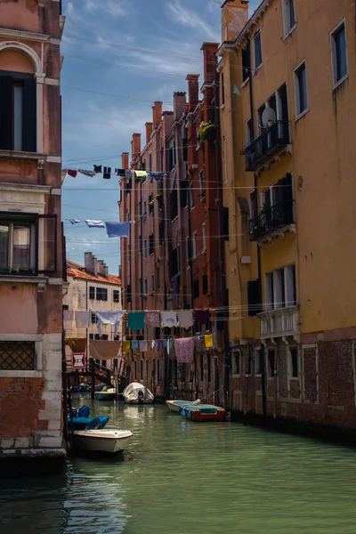 Venedik gondol kanal — Stok fotoğraf