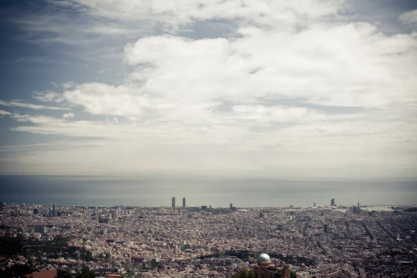 Barselona genel bakış — Stok fotoğraf